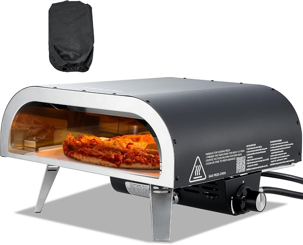 VEVOR horno portátil de gas 30 cm, otro horno de pizza de la comparativa junto a VEVOR horno comercial de doble piso